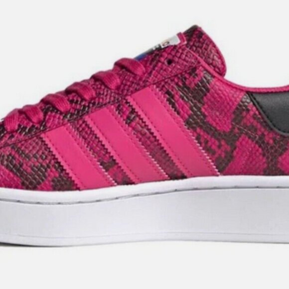 ADIDAS - Superstar Magenta Pink Shoes - Women's Size 6.5 - Picture 2 of 6